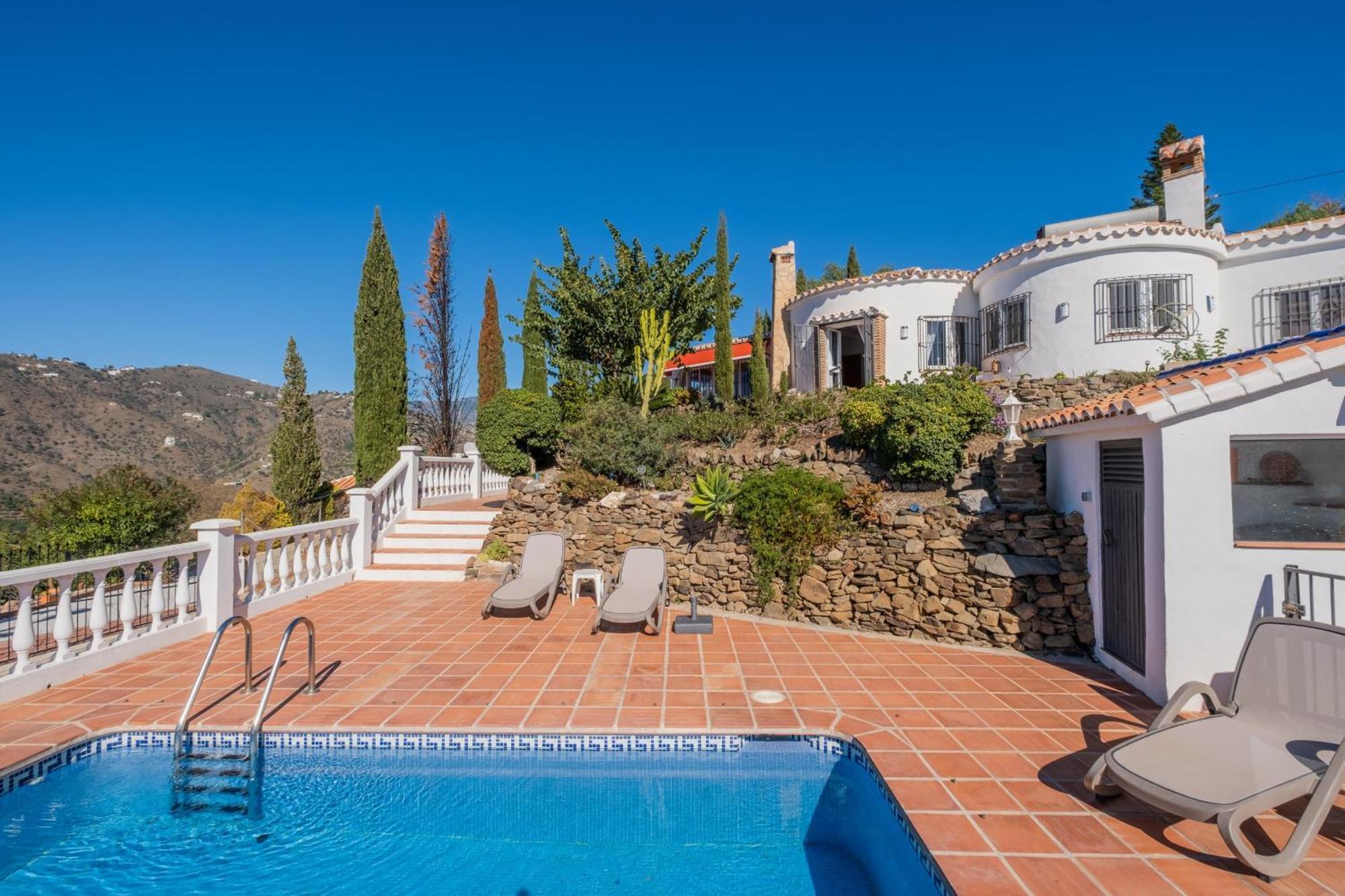 Casa La Siesta Villa With Magical View Own Pool Málaga Exterior foto